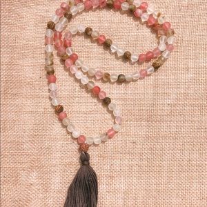 Strawberry Quartz Mala- 108 beads